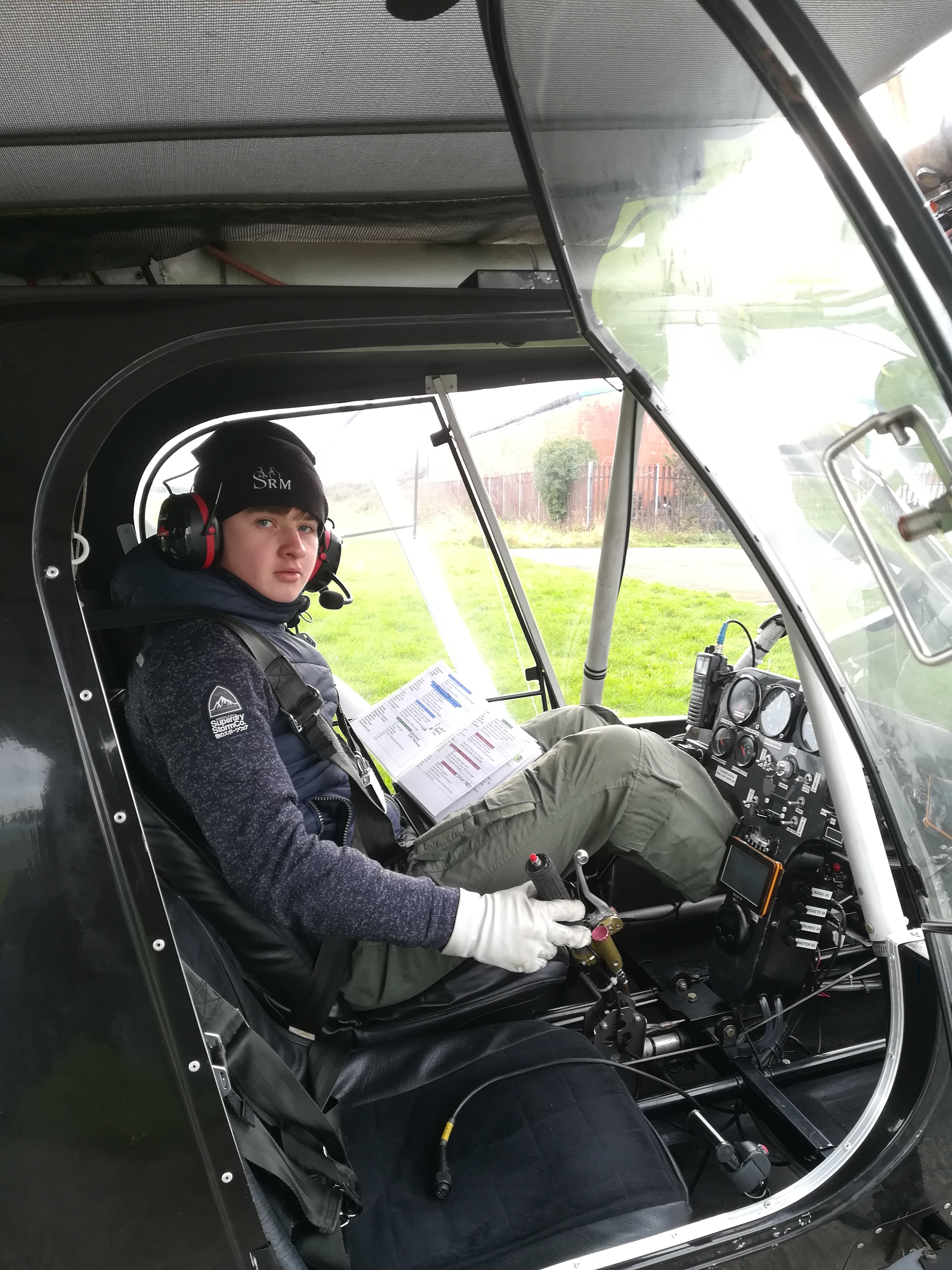 Sean Scullion fly's First Solo on his 16th Birthday