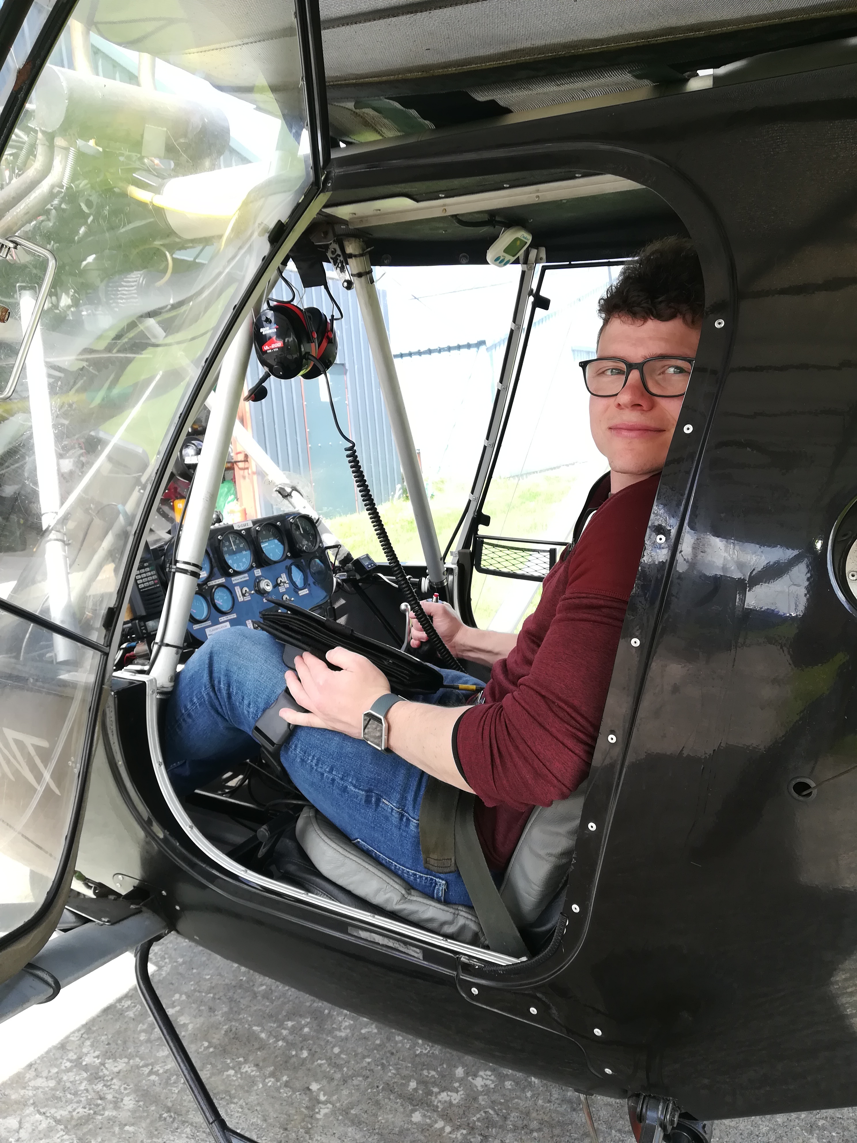 The Weather Gods relented to allow Sean Devlin to go First Solo