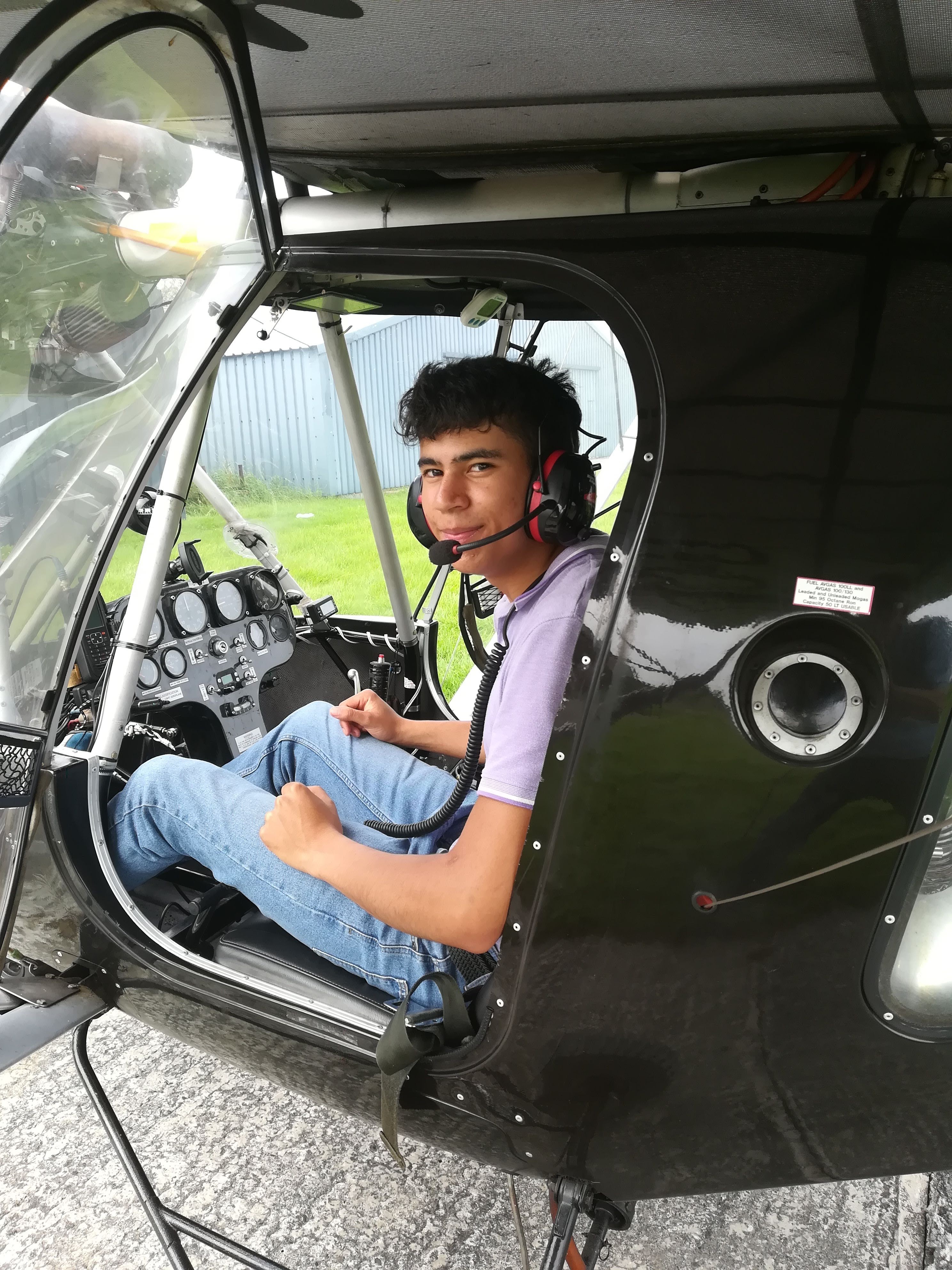 Nicholas  Dennison. First Solo Flight